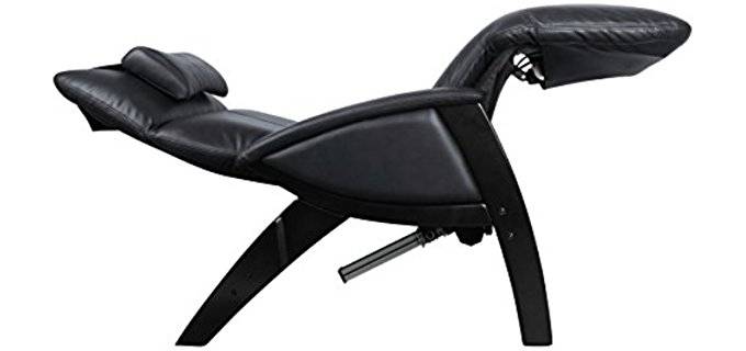 Cozzia Zero Gravity Power Recliner - Ergonomic Black Leather Recliner Chair