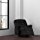 ProLounger Wall Hugger Recliner Chair in Black Microfibere -  