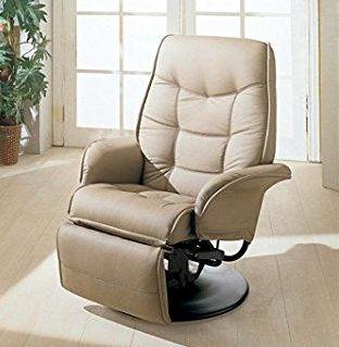 Coaster Home Furnishings Swivel Recliner Chair Back Supportive Orthopedic Recliner
