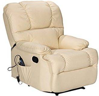 Giantex Heated Recliner Chair Heated Plush Recliner Armchair for Back Pain