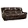 Homelegance Bonded Leather Sofa - Manual 3 Seater Bonded Leather Recliner Sofa