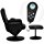 Obiwan Sales Recliner and Ottoman - Remote Control Recliner with Adjustable Ottoman