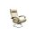 Lafer Modern Bedroom Gaga Recliner - Superior Top Grain Leather Bedroom Recliner Chair