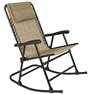 Best Choice Products Outdoor Rocker Chair Lightweight Outdoor Camping Rocking Chair