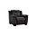 Natuzzi Small Leather Recliner Sofa - Small Italian Amalfi Leather Power Recliner
