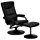 Flash Furniture Contemporary - Office Recliner with Ottoman