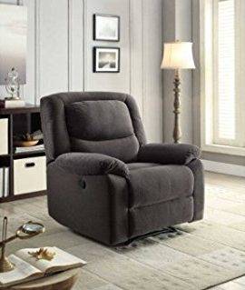 Serta Power Recliner Fabric Power Recliner With Soft Support