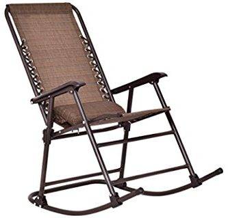 GoPlus Camper Rocking Chair Foldable Outdoor Camping Rocking Chair