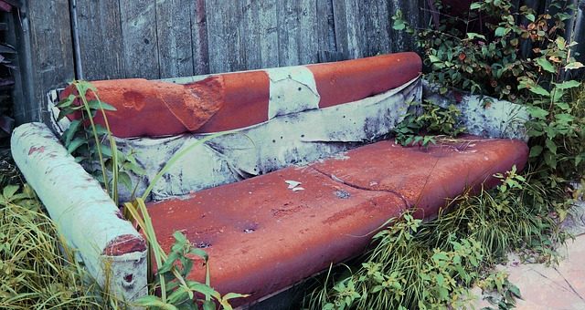 Reupholstering Recliners - Old Sofa