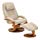 Mac Motion Teatro - Recliner and Ottoman in Tan