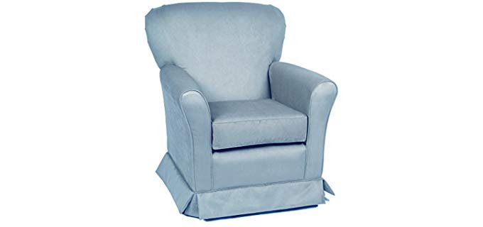 Little Castle Square Glider Chair - Comfortable Glider Chair with 360 Swivel