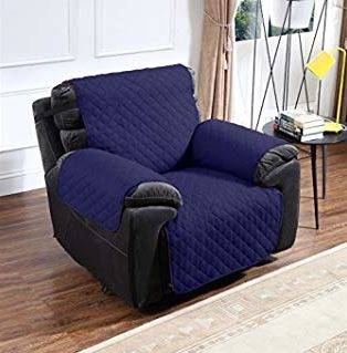 Argstar Reversible Recliner Cover with Side Pockets