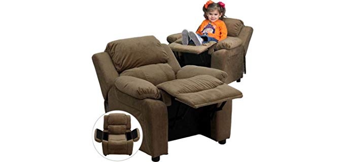 Parkside Padded - Contemporary Recliner for Kids