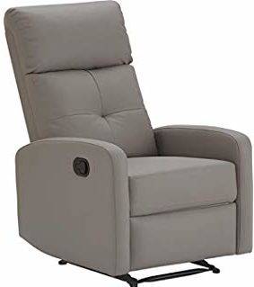Truly Home Henderson Light Colored Narrow and Small Recliner