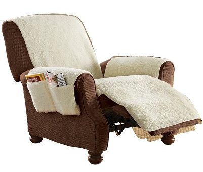 recliner Cover with Side pockets