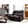 Harper and Bright Designs Loveseat - Two Seater Leather Recliner