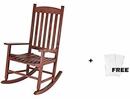 Mainstay Outdoor Rocking Chair Vintage Style Outdoor Wooden Rocking Chair