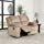 Divano Roma Double Wide Recliner Loveseat - Double Wide 2 Person Reclining Sofa