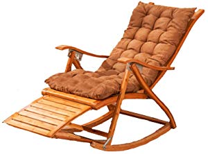 L&J Lounger Bamboo Rocking and Recline Chair