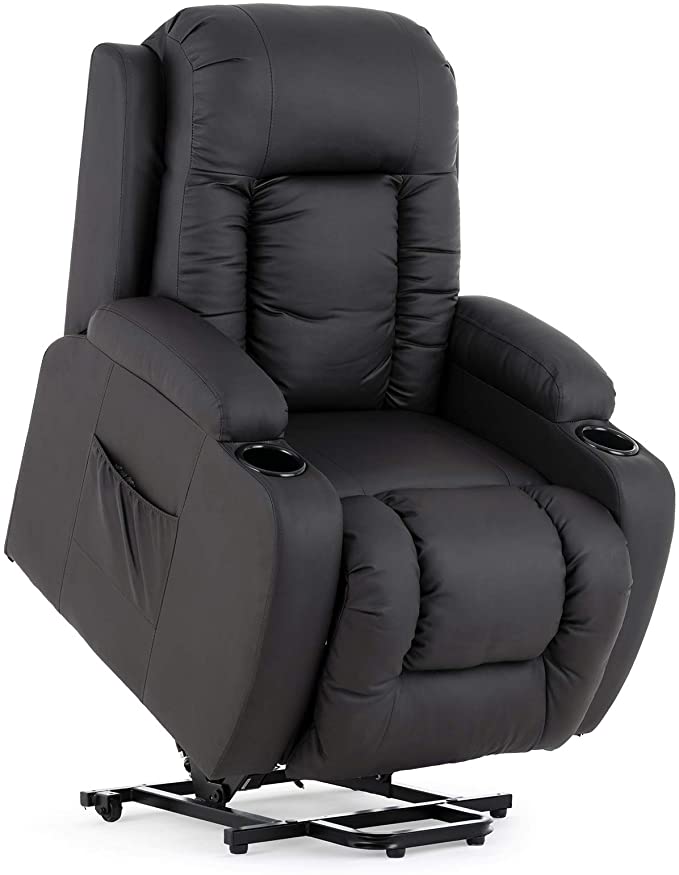 mECOR Swivel Orthopedic Power Lift Recliner with Heat and Massage