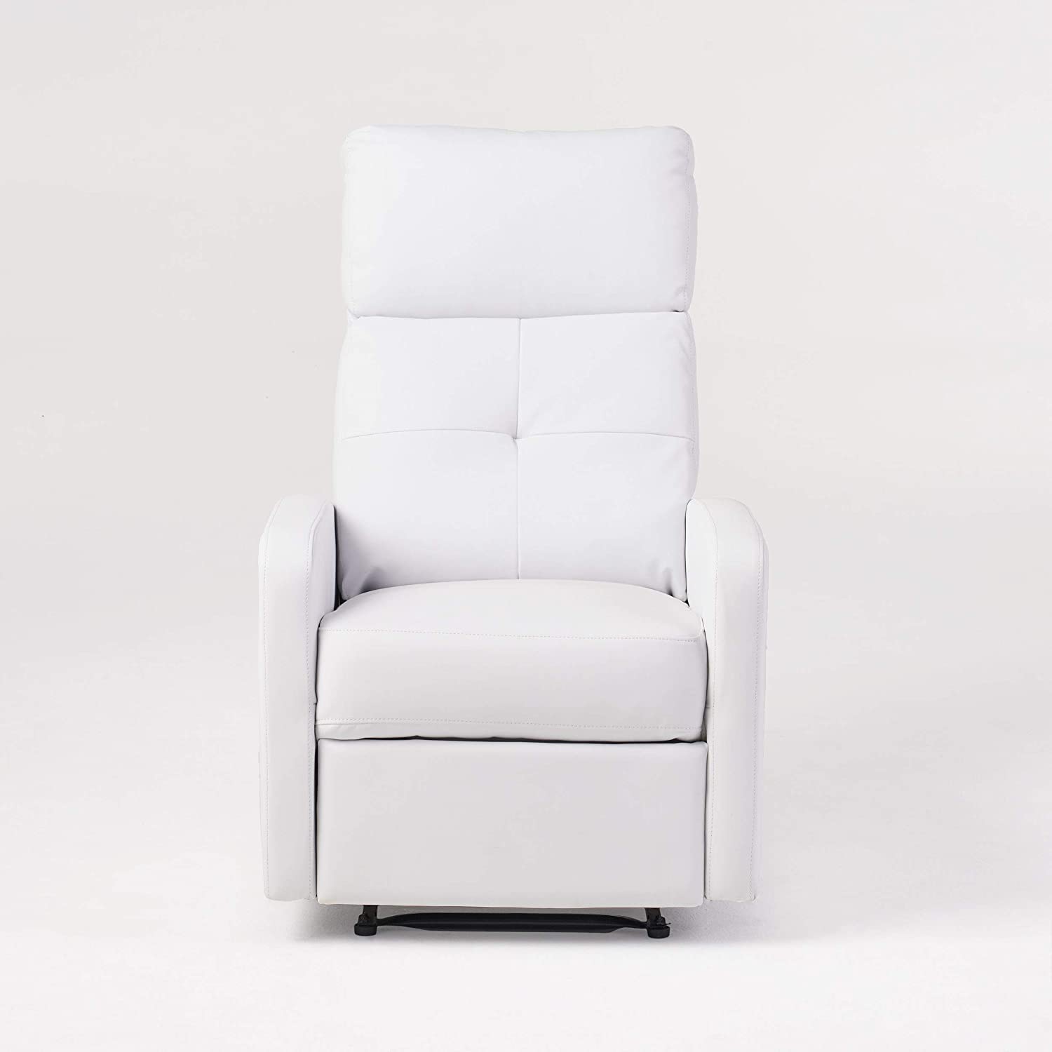 <b>GDF Teyana White Leather Recliner Club Chair</b>