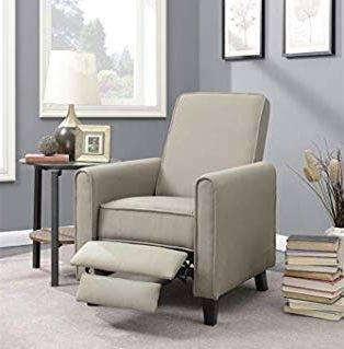 Belleze Small Recliner Club Chair Club Chair Recliner for the Bedroom