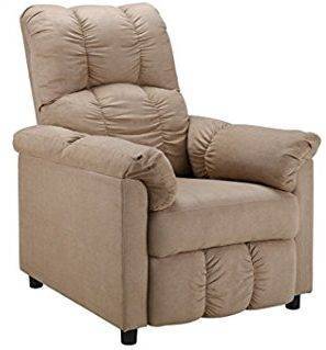 Dorel Living Affordable Cosy Small Arm Chair Small Padded Reading Recliner